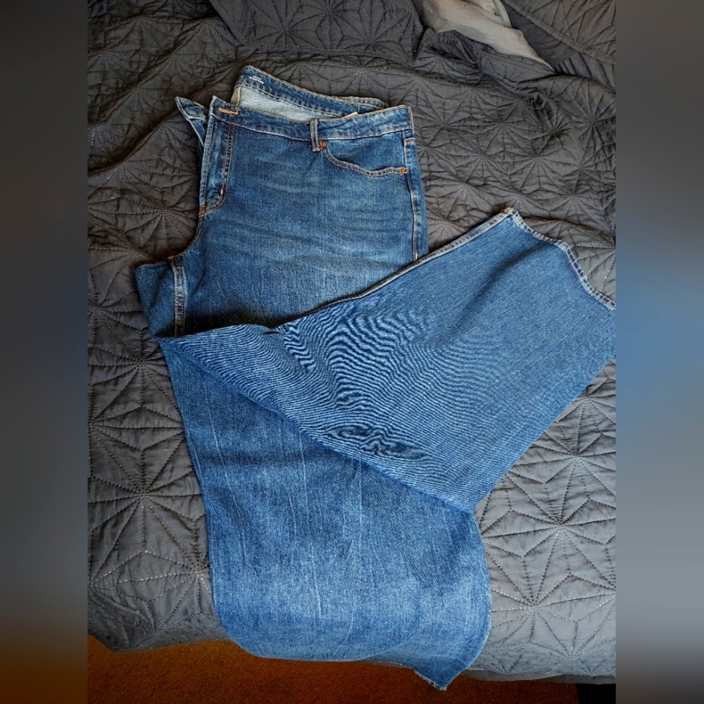 Old navy mid rise wide leg jeans